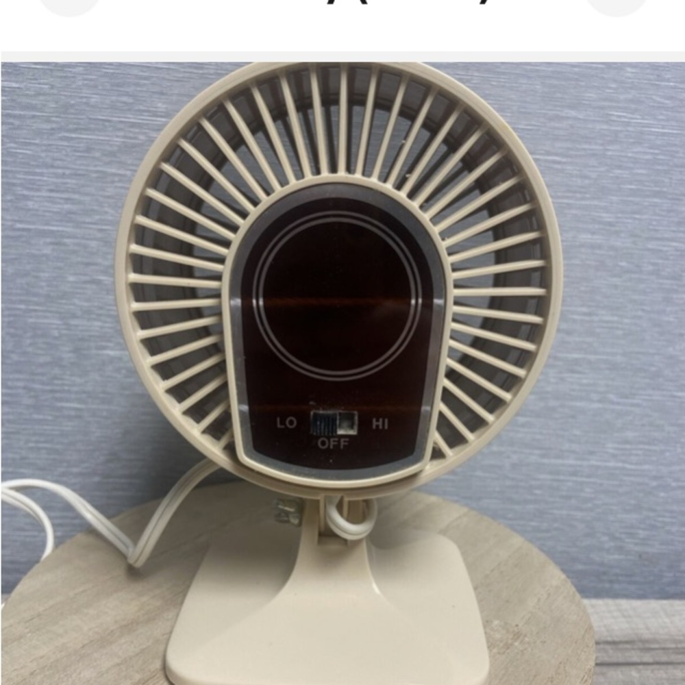 Vintage Galaxy 2-Speed Desktop Fan Type 4 Model No. E20739 Works - Picture 2 of 2
